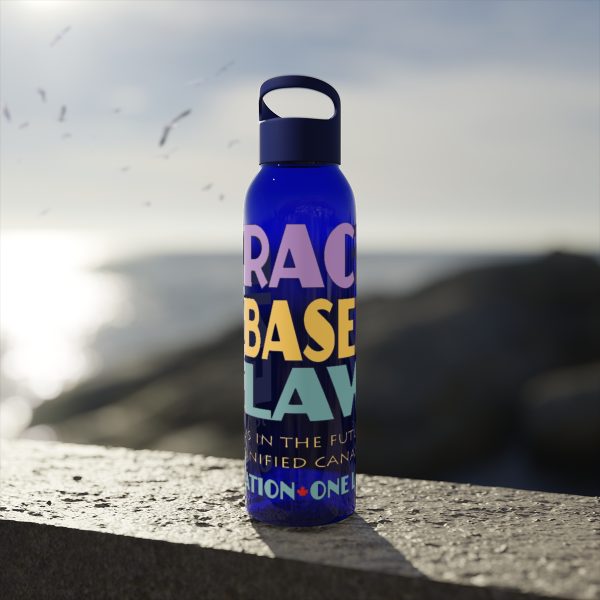 Sky Water Bottle - END RACE BASED LAW Canada - Pastels - Image 30