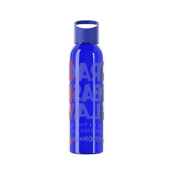 Sky Water Bottle - END RACE BASED LAW Canada - Blue Red - Image 32