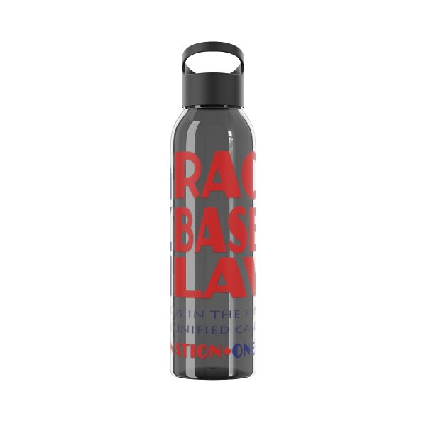 Sky Water Bottle - END RACE BASED LAW Canada - Blue Red - Image 16