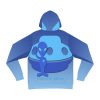 Fashion Hoodie (AOP) - They're Here - Gradient Blue BG - Image 9