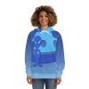 Fashion Hoodie (AOP) - They're Here - Gradient Blue BG - Image 25