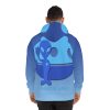 Fashion Hoodie (AOP) - They're Here - Gradient Blue BG - Image 29