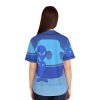 Women's Baseball Jersey (AOP) - They're Here - Gradient Blue BG - Image 20