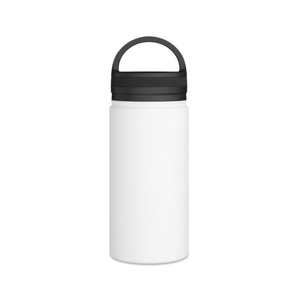 Stainless Steel Water Bottle, Handle Lid - END RACE BASED LAW Canada - Earth Tones - Image 10