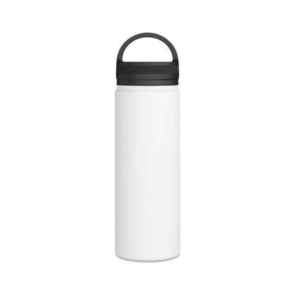 Stainless Steel Water Bottle, Handle Lid - END RACE BASED LAW Canada - Earth Tones - Image 6