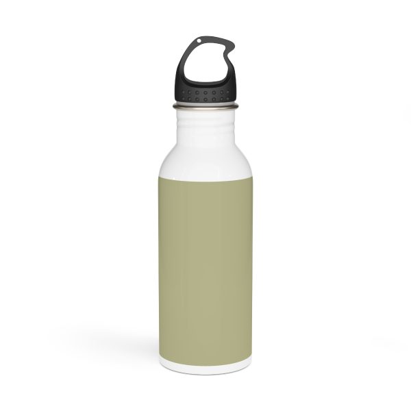 Stainless Steel Water Bottle - END RACE BASED LAW Canada - Beige - Image 3