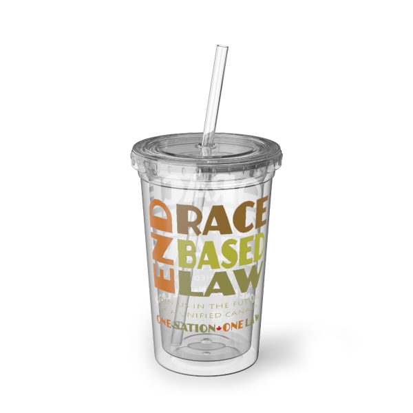 Suave Acrylic Cup - END RACE BASED LAW Canada - Earth Tones - Image 3