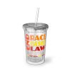 Suave Acrylic Cup - END RACE BASED LAW  Canada- Sunset Colours - Image 3