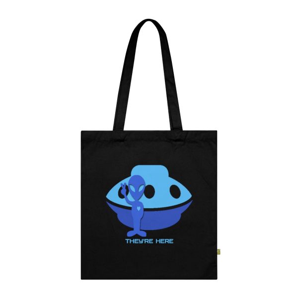 Organic Cotton Tote Bag - They're Here - Image 6