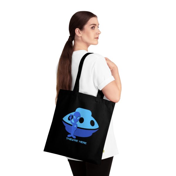 Organic Cotton Tote Bag - They're Here - Image 7