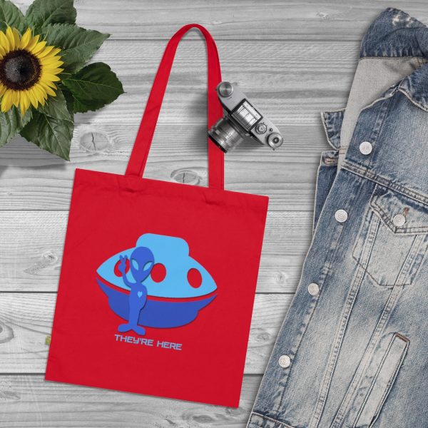 Organic Cotton Tote Bag - They're Here - Image 12