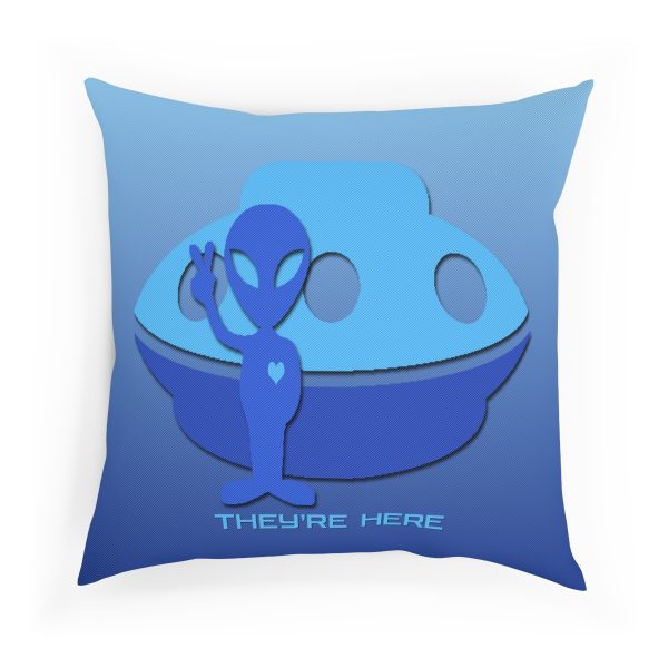 Cushion - They're Here - Gradient Blue BG - Image 3