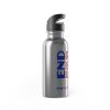 Stainless Steel Water Bottle With Straw, 20oz - END RACE BASED LAW Canada - Blue Red - Image 3