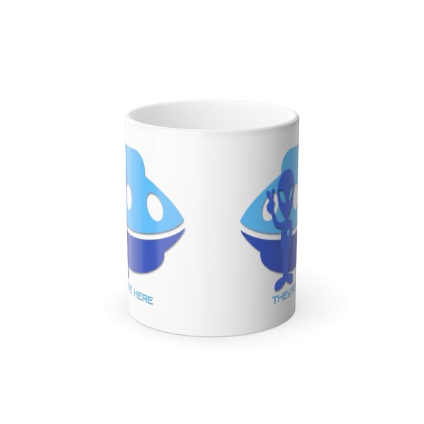 Color Morphing Mug, 11oz - They're Here - Image 2