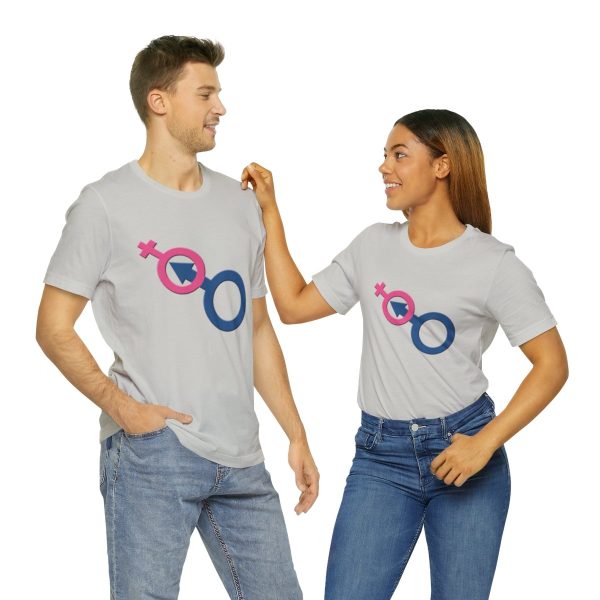 Unisex Jersey Short Sleeve Tee - Man In Woman - Image 73