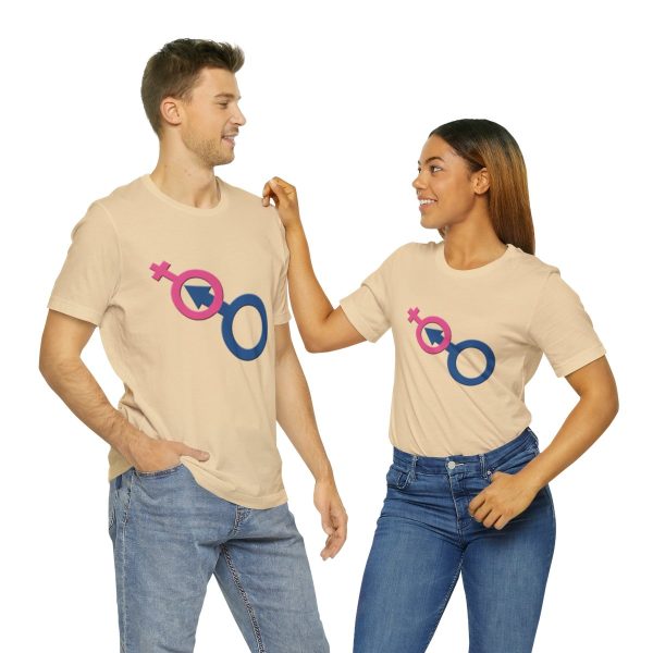 Unisex Jersey Short Sleeve Tee - Man In Woman - Image 61