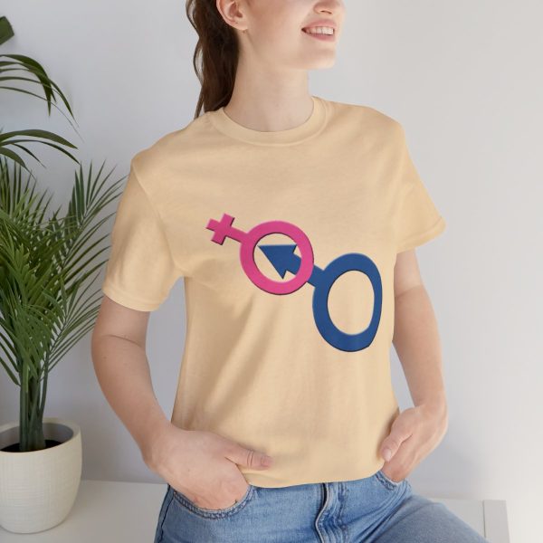 Unisex Jersey Short Sleeve Tee - Man In Woman - Image 70