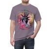 Unisex Cut & Sew Tee (AOP) - Lady Liberty - Image 12