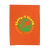 Velveteen Plush Blanket  - Unity4Earth - YellowOrange - Orange BG - Image 2