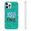 Flexi Cases - VOX POPULI Square Logo - Multi Turquoise BG - Image 105