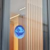 Round Vinyl Stickers - They're Here - Gradient Blue BG - Image 15