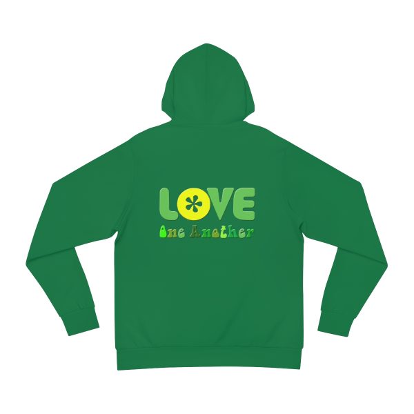 Fashion Hoodie (AOP) - Love One Another - Green - Image 27