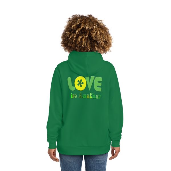 Fashion Hoodie (AOP) - Love One Another - Green - Image 31