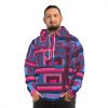 Fashion Hoodie (AOP) - Man In Woman Geometric BG - Image 28
