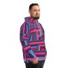 Fashion Hoodie (AOP) - Man In Woman Geometric BG - Image 30