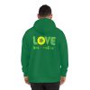 Fashion Hoodie (AOP) - Love One Another - Green - Image 36
