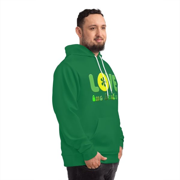 Fashion Hoodie (AOP) - Love One Another - Green - Image 37