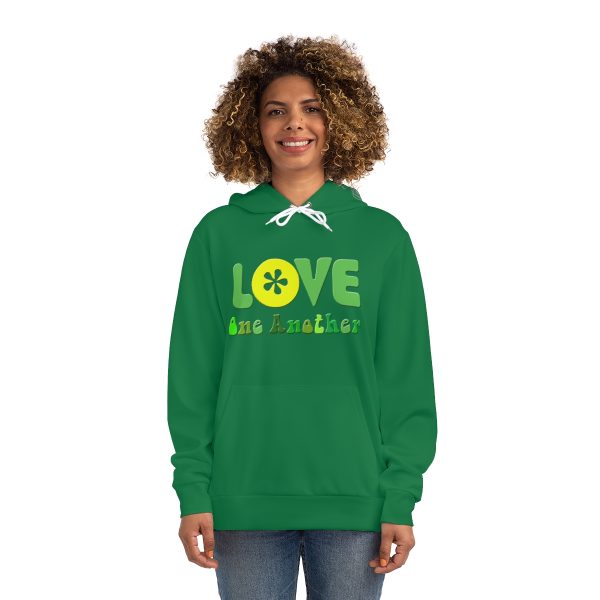 Fashion Hoodie (AOP) - Love One Another - Green - Image 38