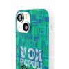 Flexi Cases - VOX POPULI Square Logo - Multi Turquoise BG - Image 188