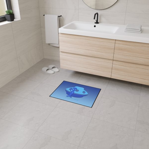 Heavy Duty Floor Mat - They're Here - Gradient Blue BG - Image 2