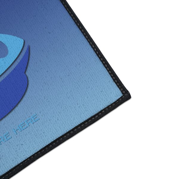 Heavy Duty Floor Mat - They're Here - Gradient Blue BG - Image 4