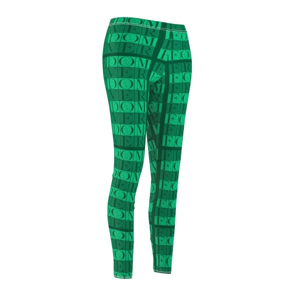 Women's Cut & Sew Casual Leggings (AOP) - Freedom LOGO 1 - Image 4