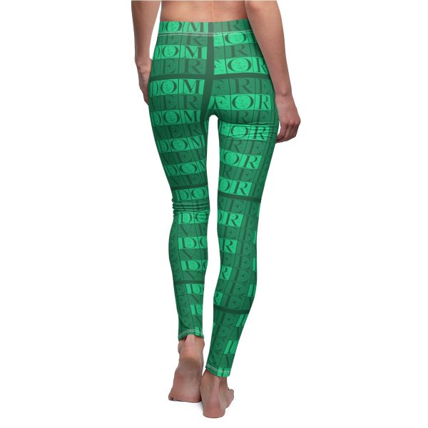 Women's Cut & Sew Casual Leggings (AOP) - Freedom LOGO 1 - Image 7