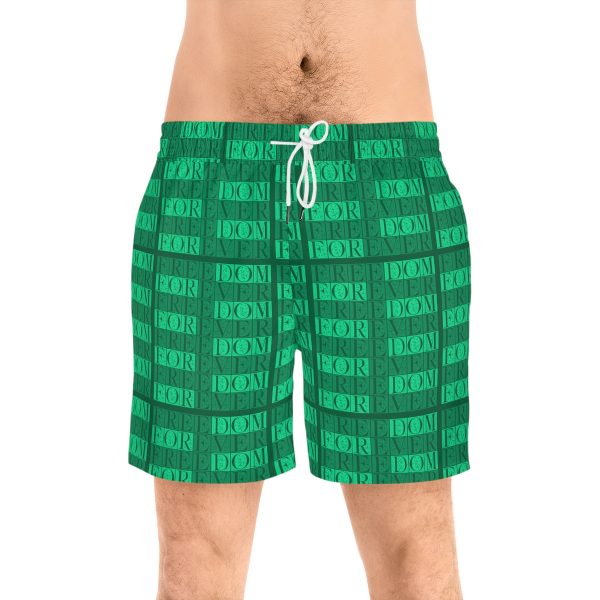Men's Mid-Length Swim Shorts (AOP) - Freedom LOGO 1