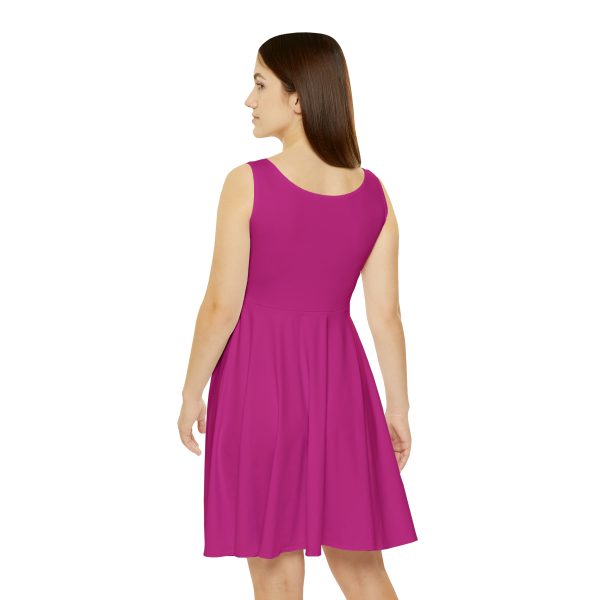 Women's Skater Dress (AOP) - Love One Another - Pink - Image 2